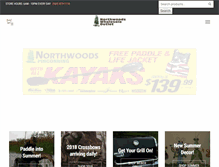 Tablet Screenshot of northwoodsoutlet.com